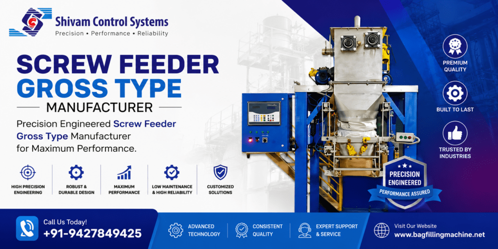 Screw Feeder Gross Type Manufacturer